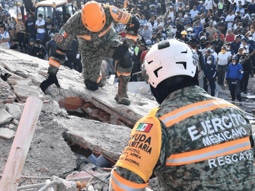 Los hechos se registraron en la localidad de Caraballeda, en el Estado de La Guaira, considerada la región más afectada por el doble terremoto. ESPECIAL/Secretaría de Defensa Nacional