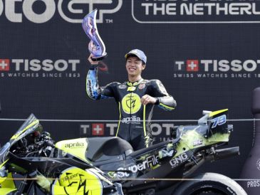 SuperFile Trackhouse MotoGP logró un histórico doblete en Assen, Países Bajos. EFE / EPA / VINCENT JANNINK