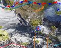 El SMN prevé lluvias intensas, descargas eléctricas y posible granizo en diversas regiones durante los próximos cuatro días. ESPECIAL/ SMN.
