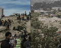 Las inundaciones ocurren apenas unos días después de los terremotos de magnitudes 7.2 y 7.5 que dejaron miles de personas afectadas en distintas regiones del país. EFE / H. Chirinos / X / @JuaniAyoroaOK