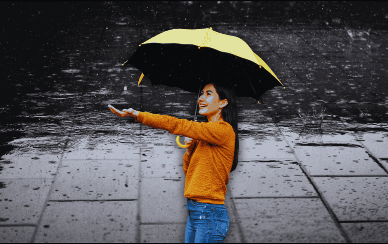 La Conagua advierte una probabilidad de lluvia del 87 por ciento para la metrópoli. ESPECIAL / CANVA