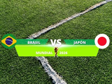 El boleto a los octavos de final estará en juego este lunes 29 de junio, cuando Brasil y Japón se enfrenten en un partido de eliminación directa dentro de la Copa Mundial de la FIFA 2026.  ESPECIAL / CANVA