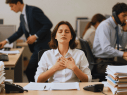 La primera técnica consiste en la respiración diafragmática, una herramienta fundamental para desactivar el sistema nervioso simpático. ESPECIAL / CANVA