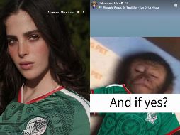 Con estas fotos, Fátima Bosch se suma al apoyo de la Selección Mexicana que hoy se juega la vida frente a Ecuador en el Mundial 2026. ESPECIAL / Instagram @fatimaboschfdz 