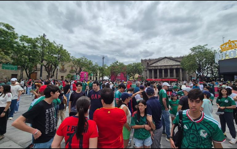 Anuncian autoridades que el Fan Fest de GDL se encuentra lleno para ver el México vs Ecuador. EL INFORMADOR / ARCHIVO