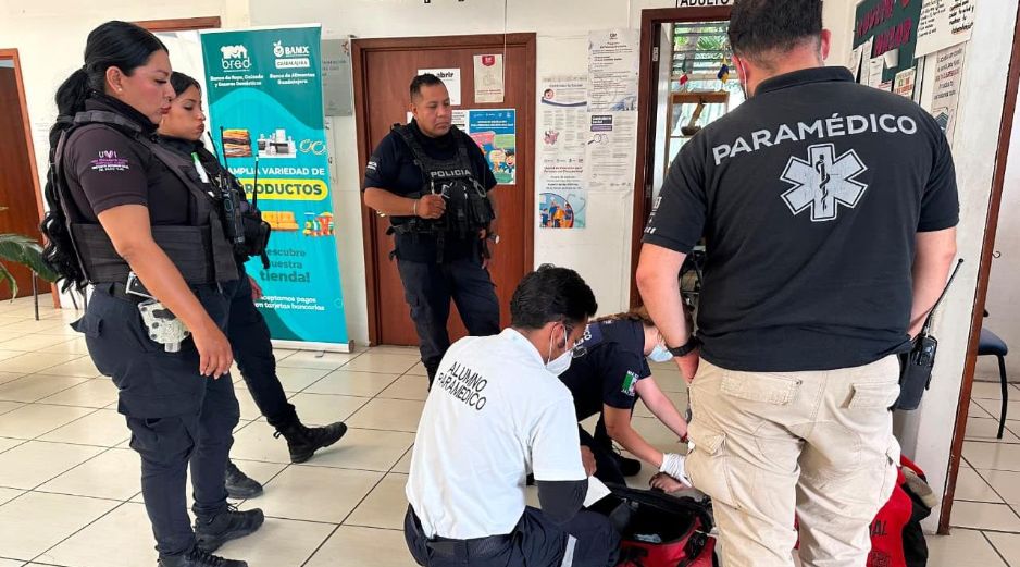 Autoridades municipales brindaron resguardo y acompañamiento a las tres personas tras el reporte. POLICÍA DE TLAQUEPAQUE