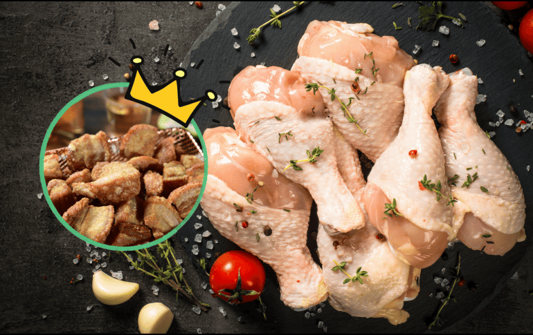 El chicharrón tiene más proteína que el pollo, ¿pero es más saludable?