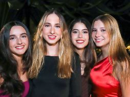 Paola Guzmán, Isabella Suastez, Ángela Levy y Sofía Ramírez. GENTE BIEN JALISCO / Revista del 3 de julio 2026