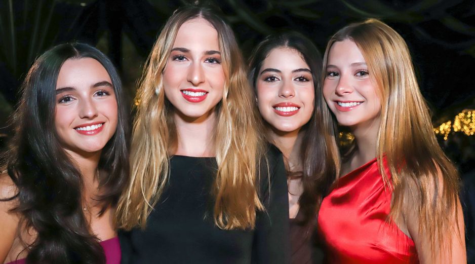 Paola Guzmán, Isabella Suastez, Ángela Levy y Sofía Ramírez. GENTE BIEN JALISCO / Revista del 3 de julio 2026