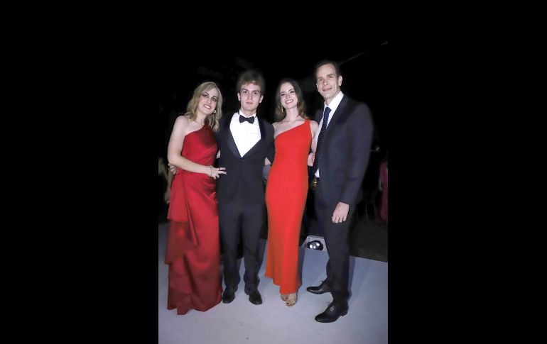 Marifer Tostado, Diego, Renata y Jorge Toucet. GENTE BIEN JALISCO / Revista del 3 de julio 2026