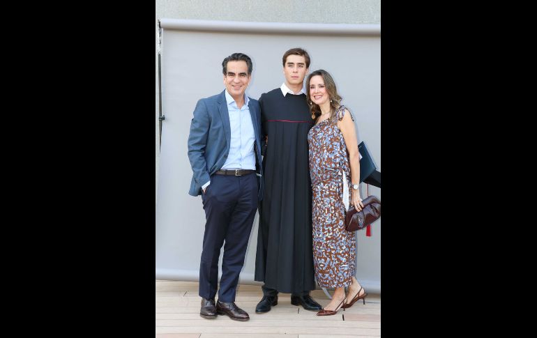Charly de la Torre, Andrés de la Torre y Marcela Hernández. GENTE BIEN JALISCO / E. Escamilla