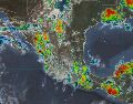 Se prevé que "Douglas" descienda a la categoría de depresión tropical hasta el jueves. ESPECIAL/CONAGUA