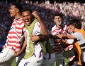 El conjunto dirigido por Mauricio Pochettino dominó la posesión desde el arranque y generó las oportunidades más claras de gol. EFE/ B. FANJOY.
