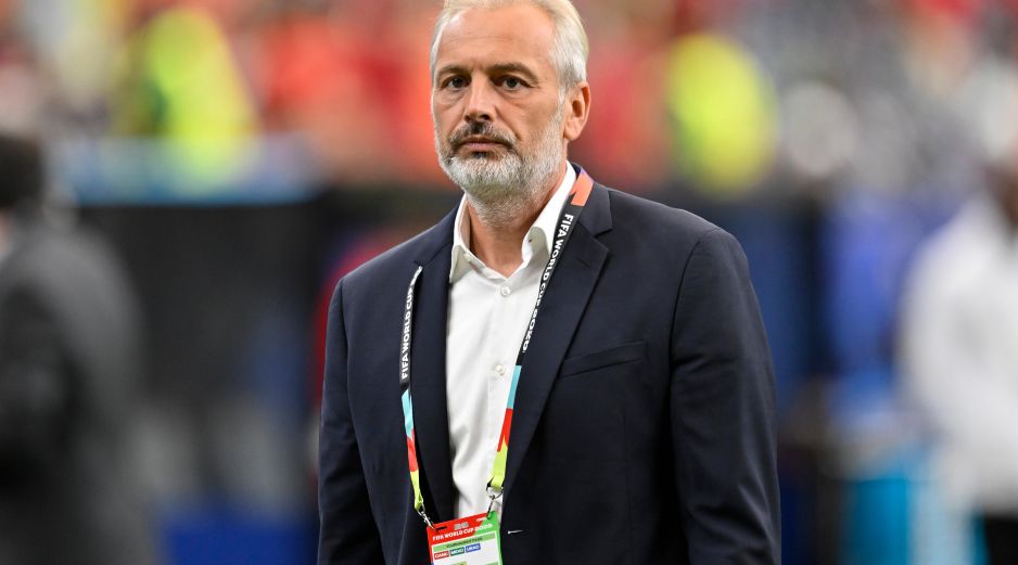 Sébastien Desabre recibió la noticia de la muerte de su padre durante la conferencia de prensa tras la eliminación del Congo. IMAGO7.