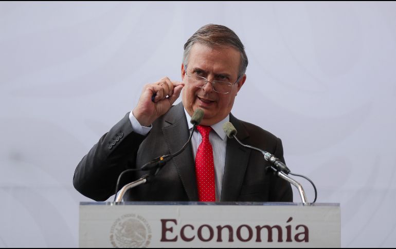 El secretario de Economía, Marcelo Ebrard, aseguró que la continuidad del acuerdo y la estrategia de relocalización productiva en Norteamérica podrían traducirse en mayores inversiones para México durante los próximos años. EFE / I. Esquivel