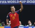 Mikel Oyarzabal, de España, celebra su gol en el partido por los dieciseisavos de final del Mundial de la FIFA 2026 entre España y Austria. EFE / L. Jr