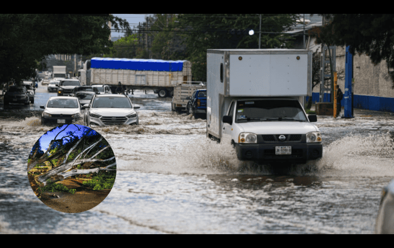 Transporte público suspende actividades por las fuertes lluvias registradas este jueves. EL INFORMADOR / J. ACOSTA