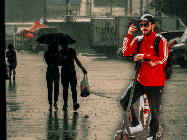 Durante las lluvias, las calles se convierten en peligrosas trampas de agua. EL INFORMADOR / A. Navarro / ESPECIAL / CANVA