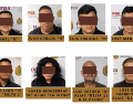 Entre las personas detenidas se encuentran Javier Iván "N", alias "Delta 1"; José del Carmen "N", alias "Delta 7"; Luis Arturo "N", alias "Delta 11" o "El Pelón", y Karen Monserrat "N", alias "La Hiena". CORTESÍA/ Fiscalía General del Estado de Veracruz