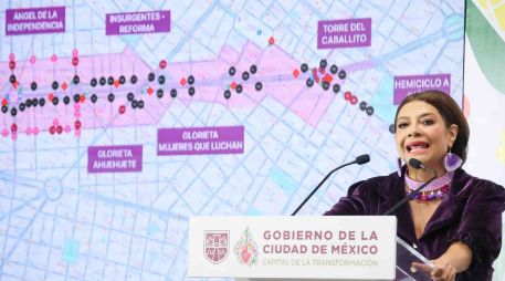 La jefa de Gobierno de la Ciudad de México, Clara Brugada, confirmó un reforzamiento de las medidas de seguridad para este domingo. SUN/K. Guerrero