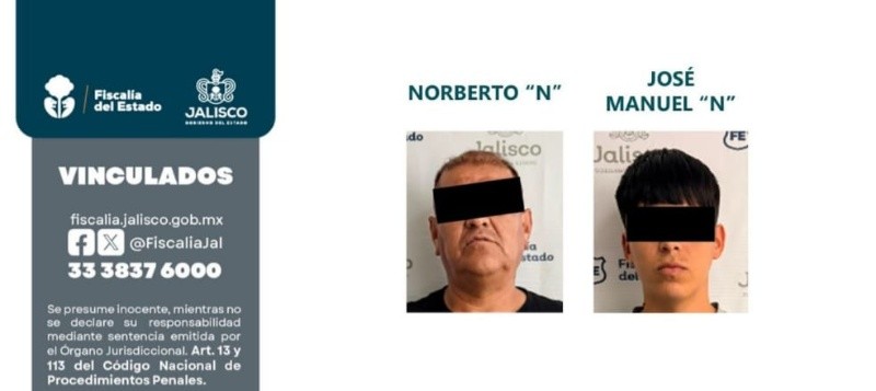 Vicefiscalía en Investigación Criminal Especializada vinculó a proceso a dos personas por su presunta participación en el robo de una joyería en Guadalajara. ESPECIAL&nbsp;