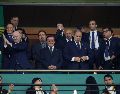 Gianni Infantino, presidente de la FIFA durante el partido de Dieciseisavos de Final de la Copa Mundial de la FIFA 2026, entre la Selección Nacional de México y la Selección de Ecuador. IMAGO7/ R. VADILLO