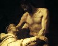"Vengan a mí, todos los que están fatigados y agobiados por la carga y yo les daré alivio". WIKIPEDIA/"Cristo abrazando a San Bernardo", de Francisco Ribalta