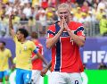 Noruega avanzó a los cuartos de final de la Copa del Mundo y mantiene vivo el sueño de disputar las Semifinales por primera vez en su historia. EFE.