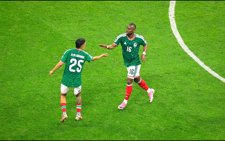 Con apenas su primera participación mundialista, Julián Quiñones ya comparte el liderato histórico de goleo para México en Copas del Mundo. EL INFORMADOR/ J. ACOSTA.