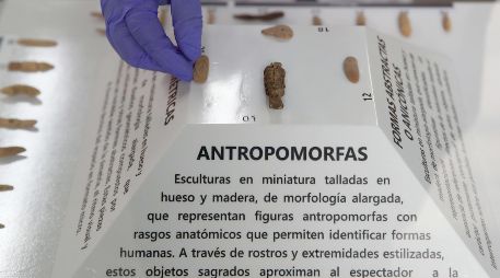 El edificio donde fueron encontrados tiene unos 3 mil 800 años. EFE / P. Aguilar
