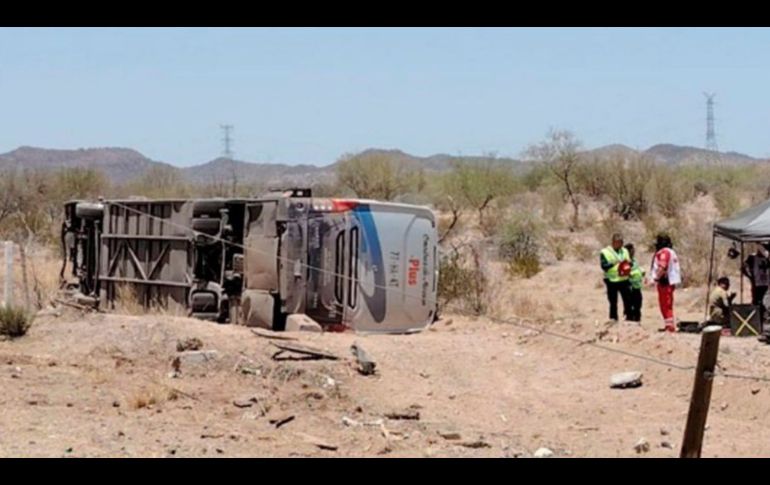 La Coordinación Estatal de Protección Civil confirmó que aún atienden a los afectados por el accidente. X/@FuerzaJvnSonora