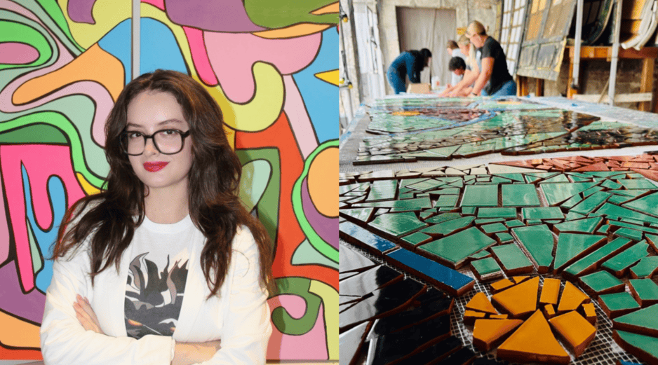 Para Sarah Köhl, el mural representa una oportunidad para reconocer la aportación histórica de las mujeres. ESPECIAL