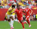 Suiza elimina a Colombia y queda entre los 8 mejores equipos. IMAGO7/ Elizabeth Ruiz Ruiz