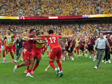 Suiza enfrentará a la vigente campeona Argentina el próximo sábado 11 de julio en Kansas City. EFE/ B. FRID.