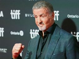El actor asistió al estreno de “Sly” durante el Festival Internacional de Cine de Toronto 2023, en Ontario, Canadá. AFP