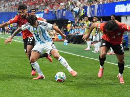 Uno de los principales reclamos es el gol anulado a Egipto al inicio del segundo tiempo por una supuesta falta previa en la jugada. EFE / A. Boal