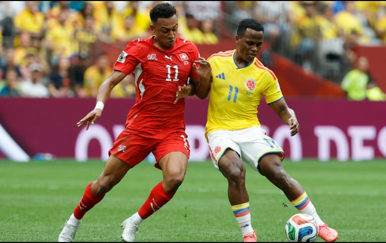 La selección de Colombia fue eliminada en los Octavos de Final del Mundial 2026 tras caer en tanda de penales ante Suiza. EFE/EPA/P. Klaunzer