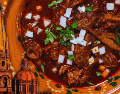 La birria tatemada de chivo es un clásico indiscutible que se sirve en el histórico barrio de Las 9 Esquinas. ESPECIAL / CANVA