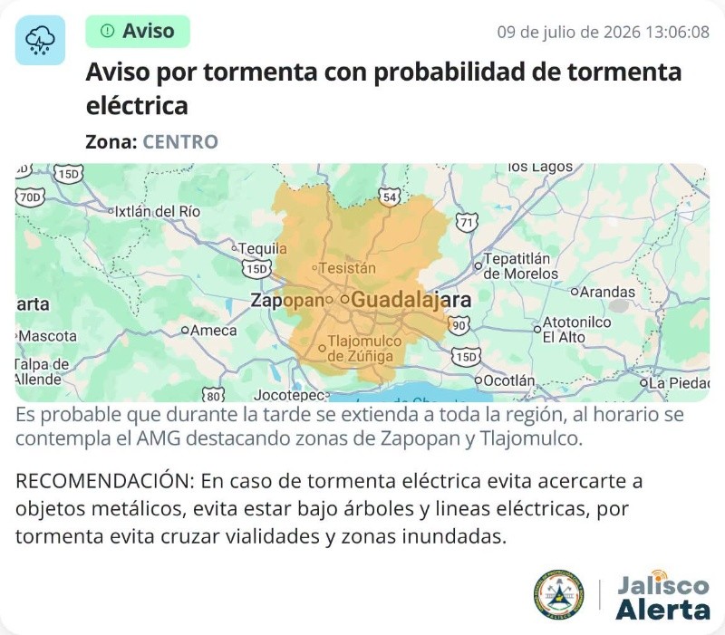 FACEBOOK / Protección Civil Jalisco