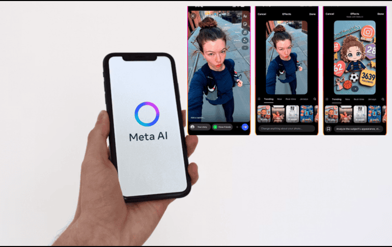 Meta lanzó una nueva opción dentro de la app que permite que los usuarios hagan imágenes de IA. UNSPLASH / V. BRUZEK / ESPECIAL / META STORE