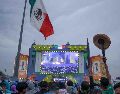 El espacio mundialista en el Zócalo capitalino recibirá a miles de aficionados. SUN/ARCHIVO