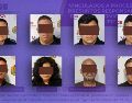 Entre los sospechosos implicados hay 7 hombres y una mujer. ESPECIAL/FGE Veracruz