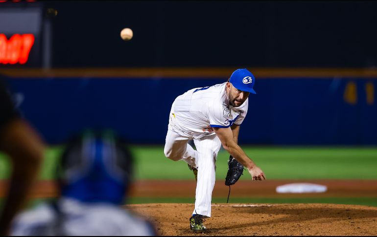 Zac Grotz cargó con la derrota tras lanzar cinco entradas y dos tercios, periodo en el que permitió las cuatro carreras de los Sultanes. CORTESÍA/Charros de Jalisco