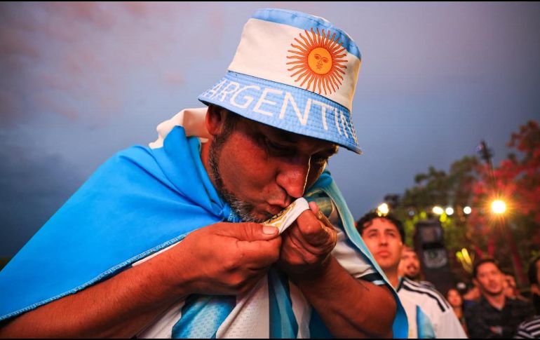 Guadalajara dejó de lado la rivalidad con Argentina para disfrutar el posible último Mundial del astro rosarino. EL INFORMADOR/ J. ACOSTA.