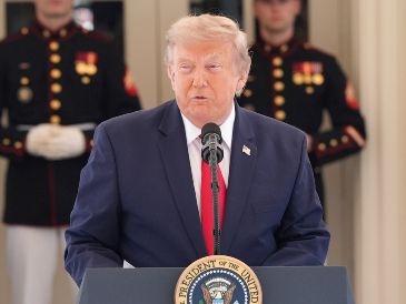 Donald Trump tuvo una entrevista con el comentarista político conservador Hugh Hewitt. AP/A. Brandon