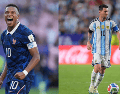Messi y Mbappé comparten la cima de la tabla de goleadores con ocho anotaciones cada uno. IMAGO7/CANVA