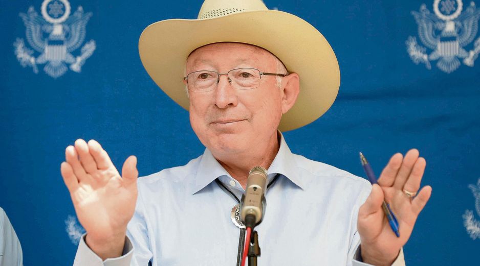 El ex embajador de México negó tener conocimiento que figuras de Morena, como López Obrador o Rocha Moya, tuvieran nexos con criminales. EL UNIVERSAL