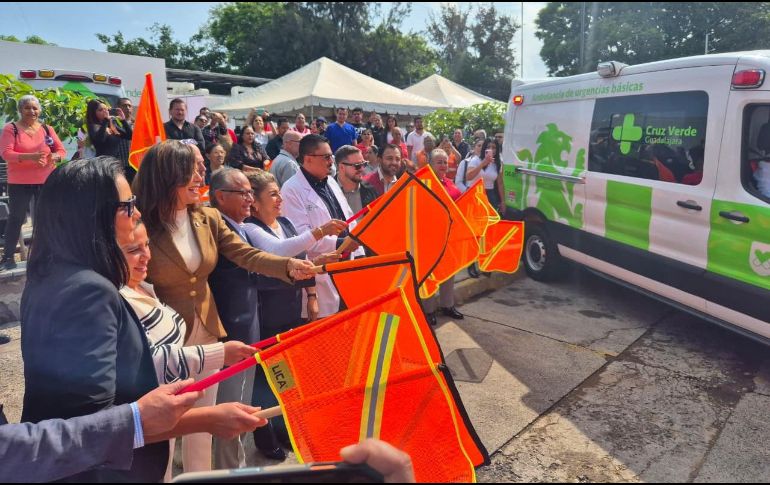 En total, son ocho ambulancias nuevas para el personal de servicios médicos del municipio tapatío este mismo año. EL INFORMADOR/M. Hernández