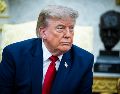 En la entrevista, Trump defendió de nueva cuenta el bloqueo impuesto por Estados Unidos a los puertos iraníes. EFE/G. Sloan