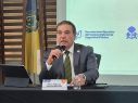 Roberto Alarcón Estrada destacó en conferencia la disminución de homicidios dolosos en Jalisco, así como otros delitos. EL INFORMADOR / R. Bobadilla